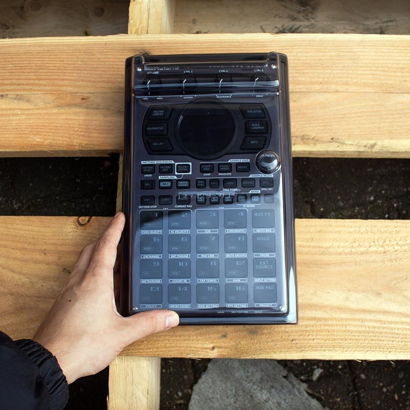 Decksaver DS-PC-SP404MK2 - Polycarbonate Cover Compatible with Roland SP-404MK2, Sampler Dust Cover, Music Gear Cover for Travel and Everyday Protection - Image 2